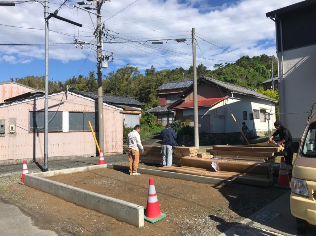 車も自転車も快適にヨドガレージ設置